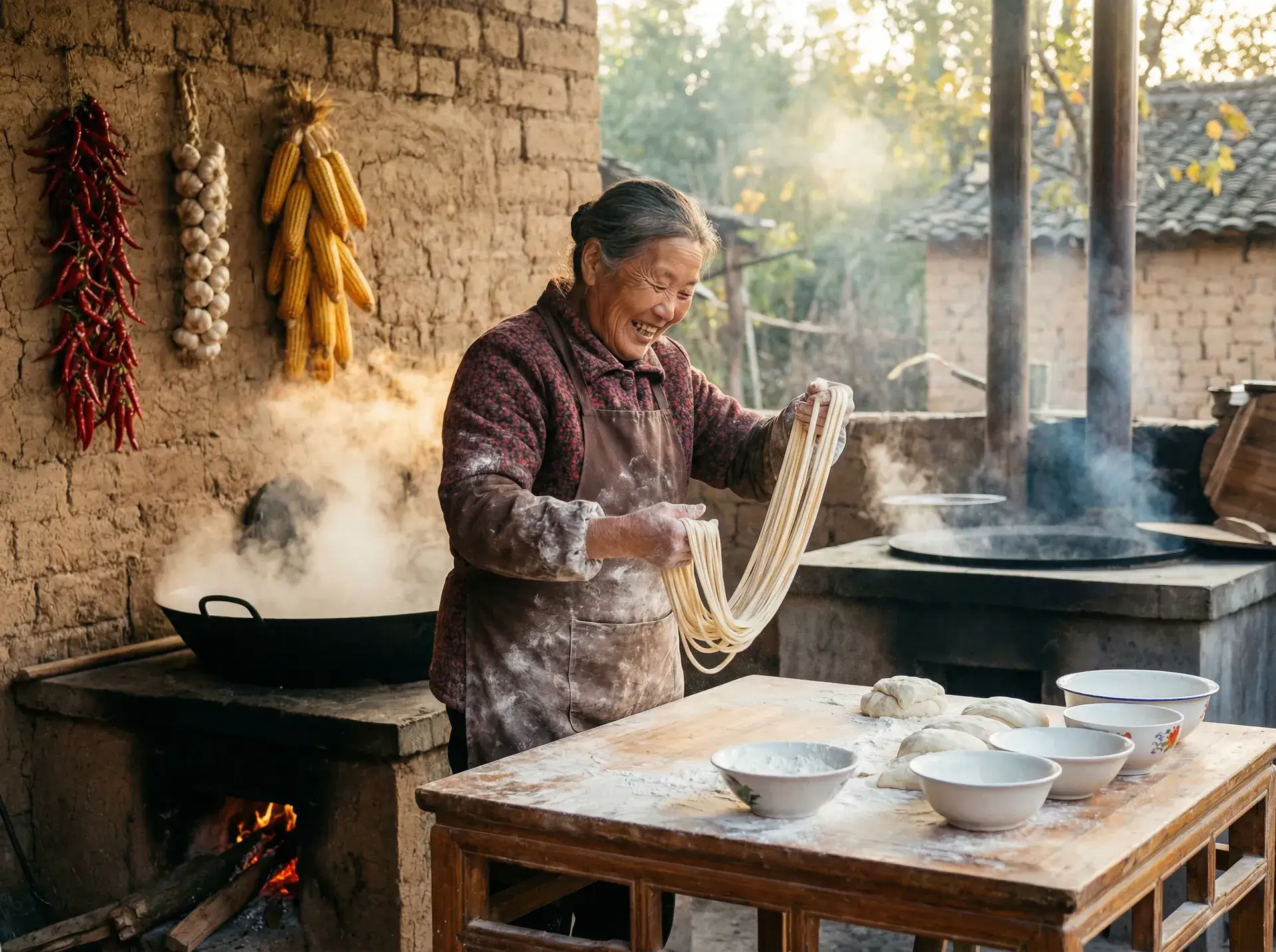 农家大嫂手擀面 - 4080新视电电影院 乡村美食
